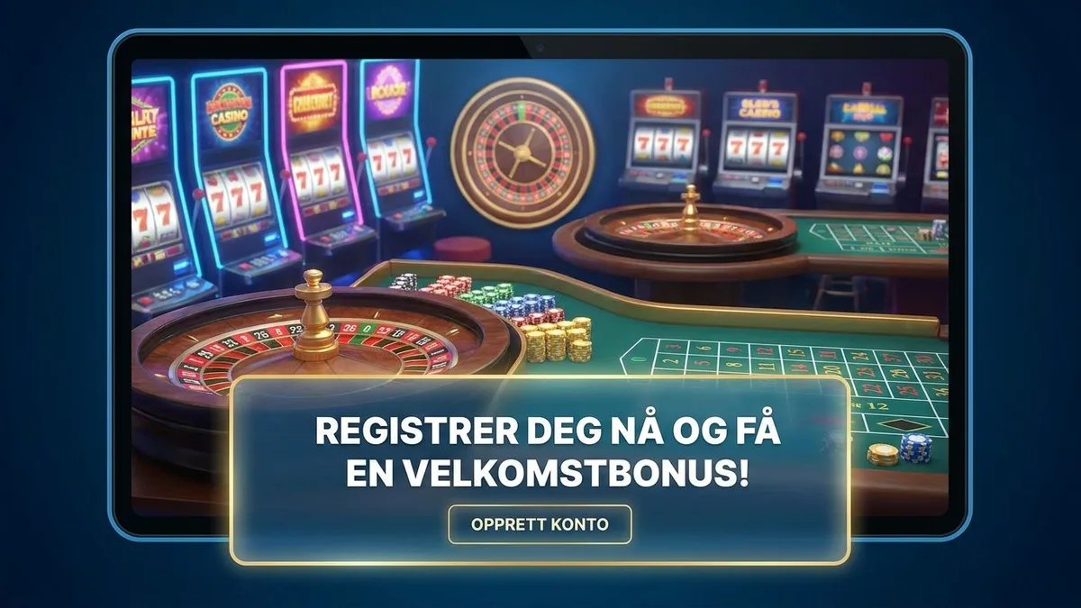 Registrer deg med bonus
